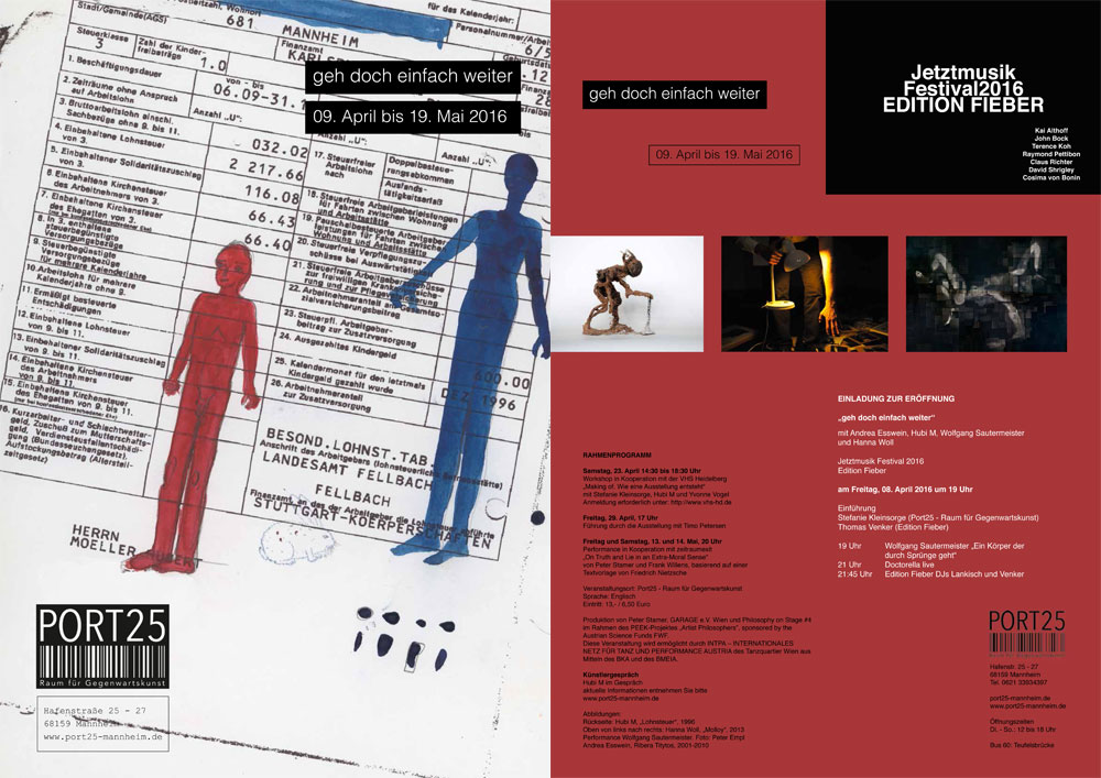 Einladung Port25 Ausstellung Einladung Port25 Ausstellung